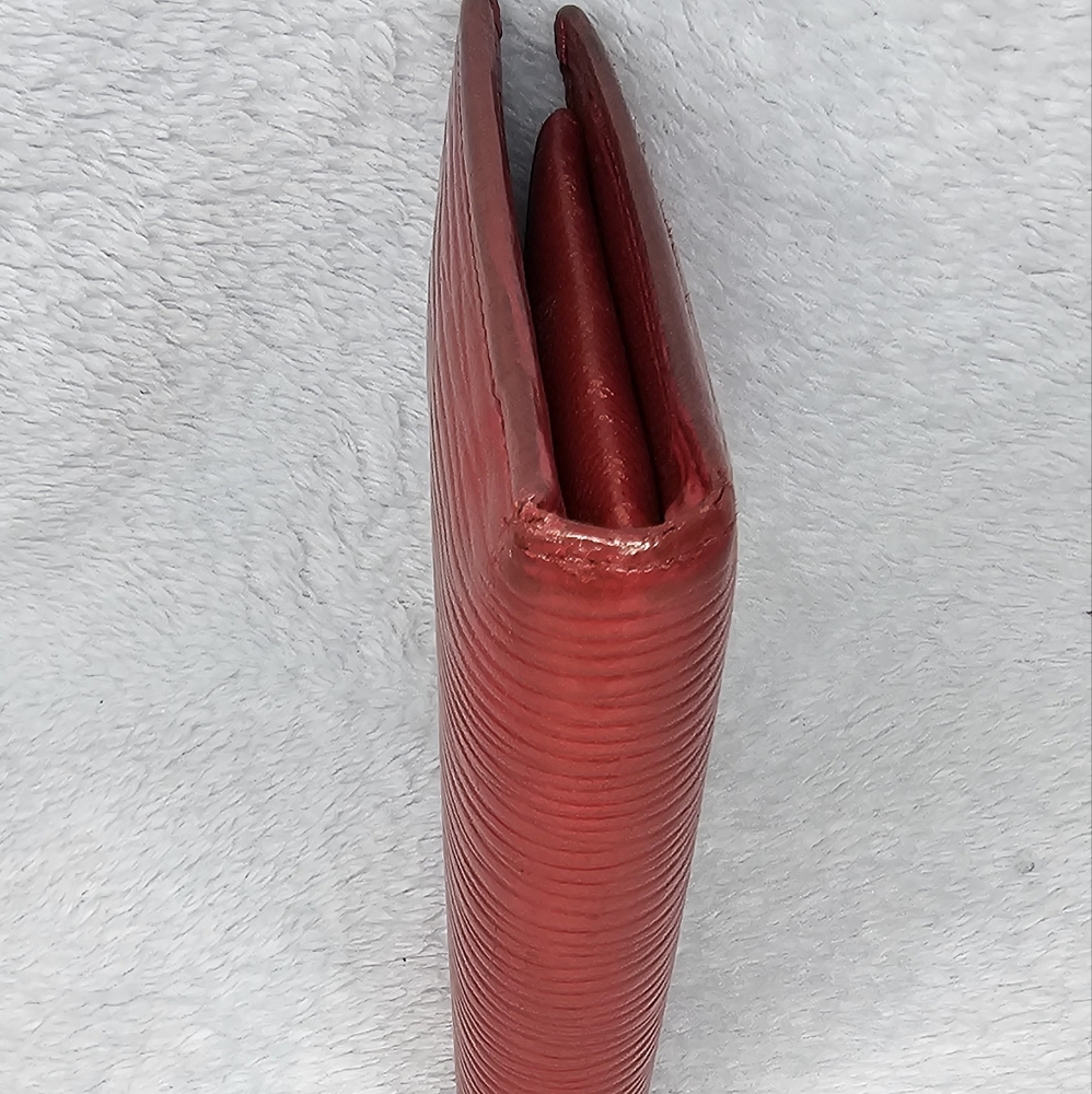Louis Vuitton Red Epi Wallet - Picture 5 of 12